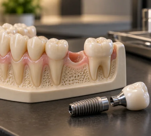Replacement planning can matter before or around extraction when future implant treatment may be relevant